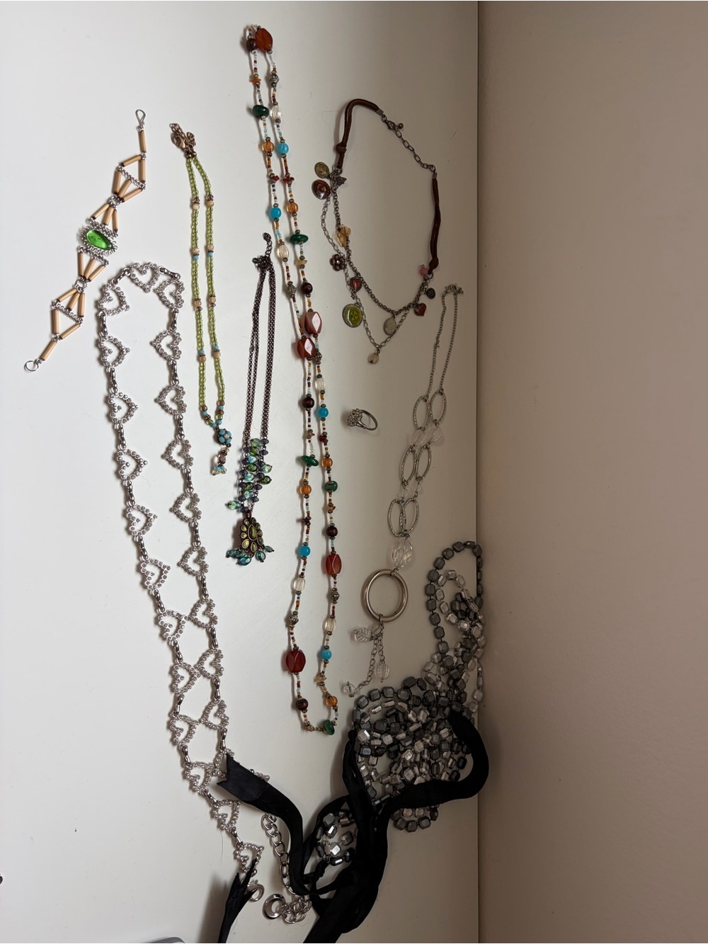 Assorted Women’s Multicolor Beaded and Silver Tone Jewelry Bundle